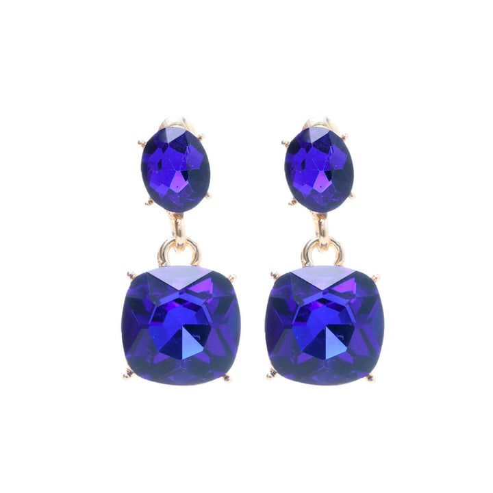 Two-piece hanging earrings for celebrations