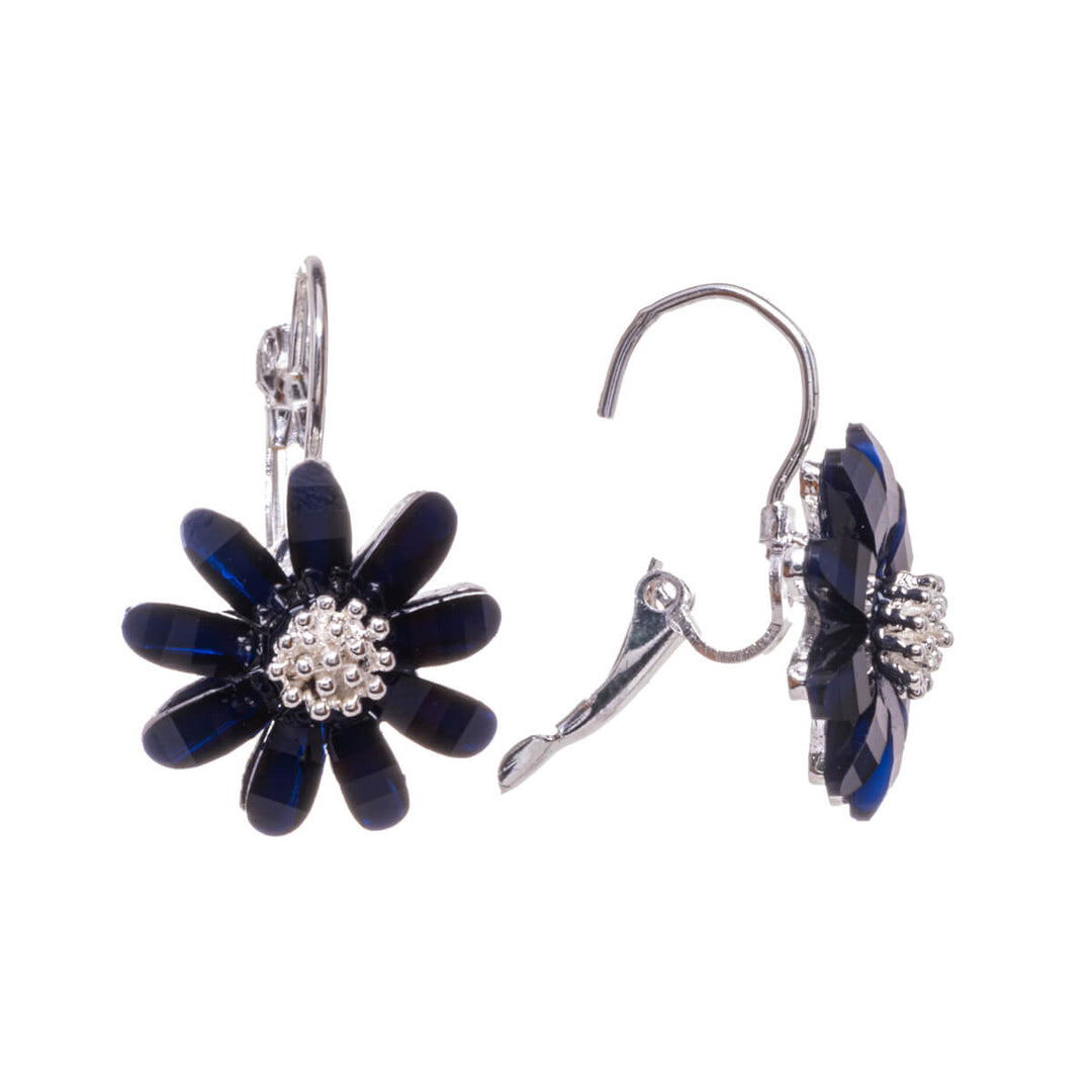 Hanging flower earring with hook