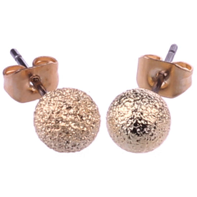 Ball earrings 6mm
