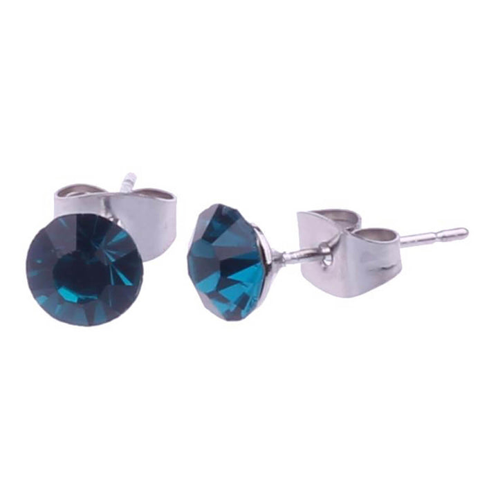 Glassy earrings 7mm