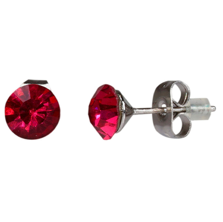 Glassy earrings 7mm