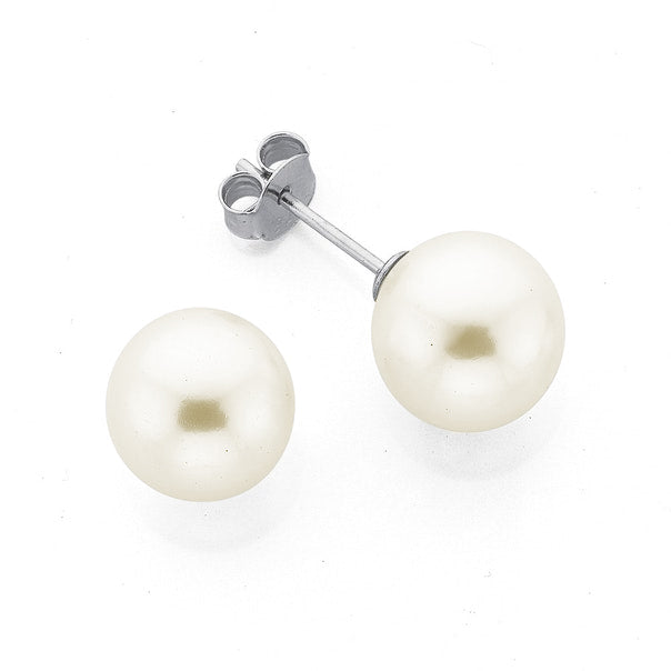 Pearl earrings 10mm