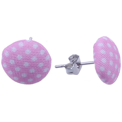 Dotted flat earrings 1cm