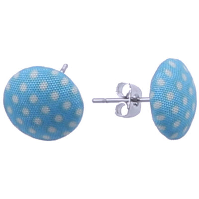 Dotted flat earrings 1cm