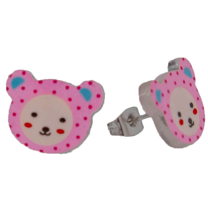 Teddy bear earrings