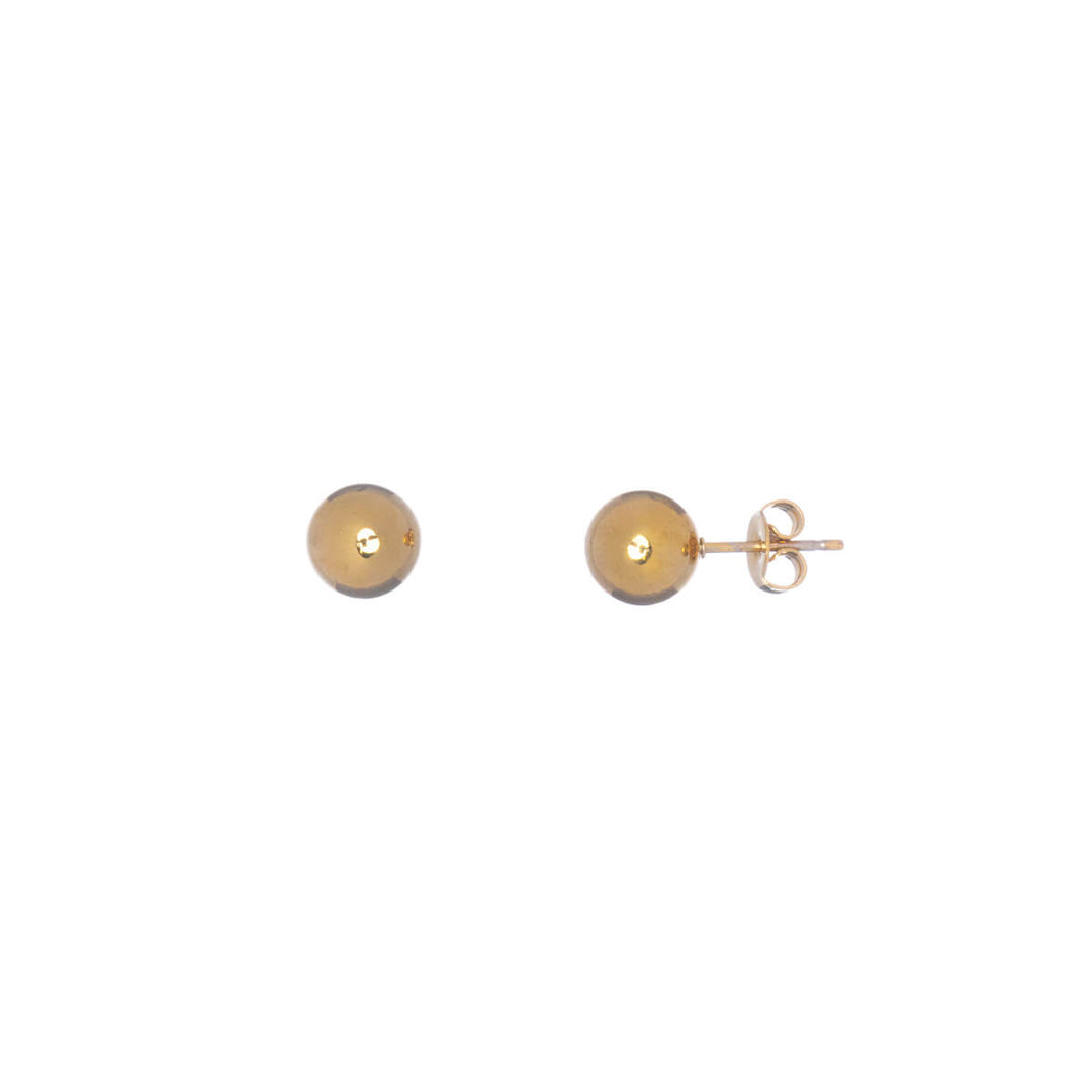 Steel ball earrings 8mm (steel 316L)