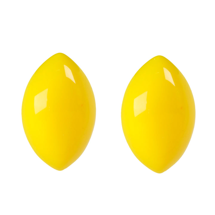 Big plastic earrings (steel)