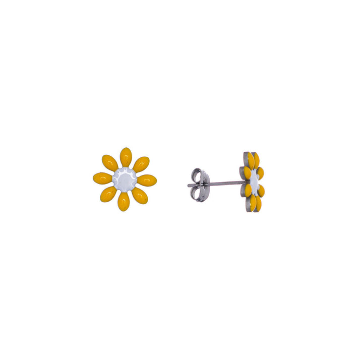 Sunflower earrings (Steel 316L)