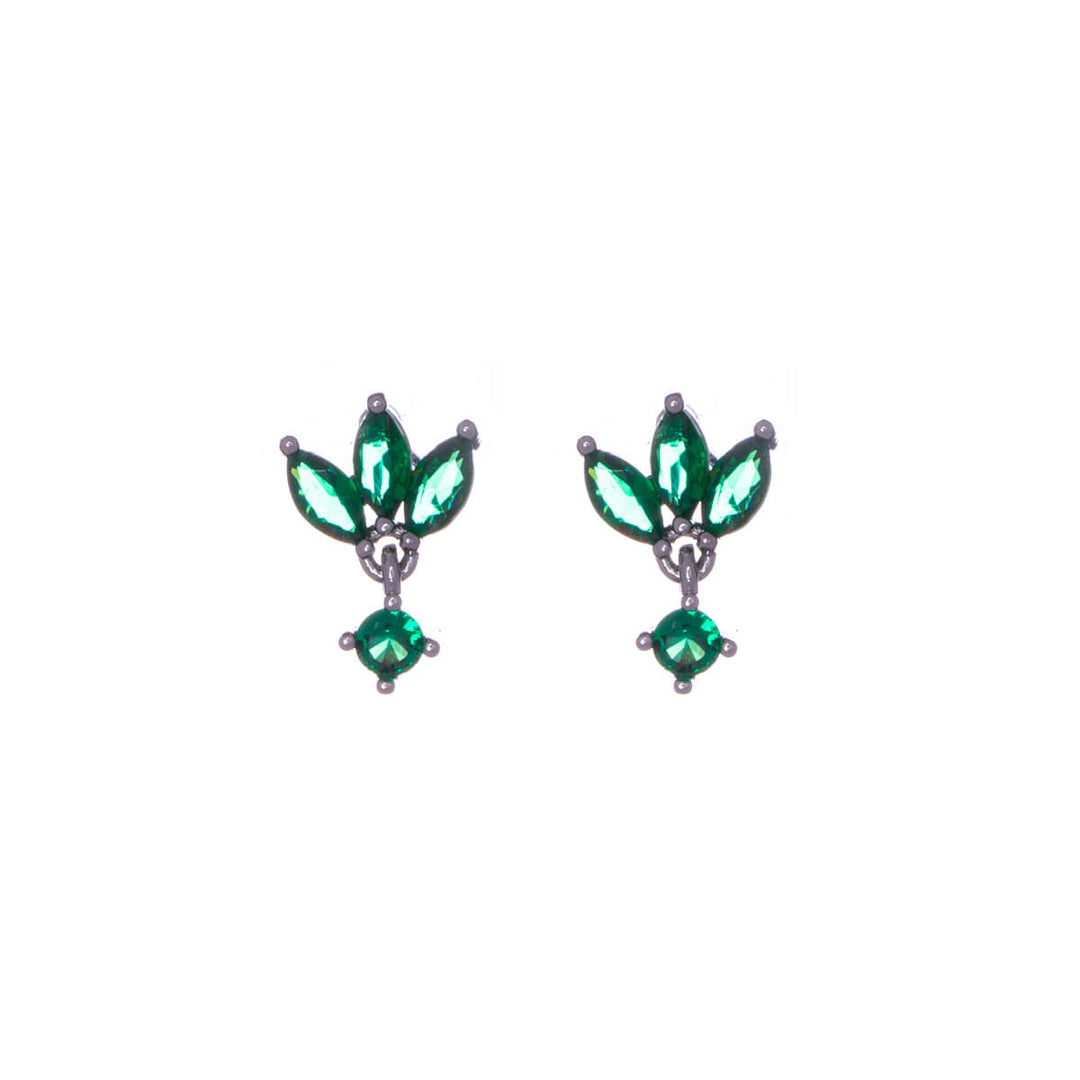 Delicate zirconia earrings