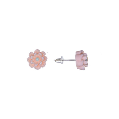 Slender flower earrings