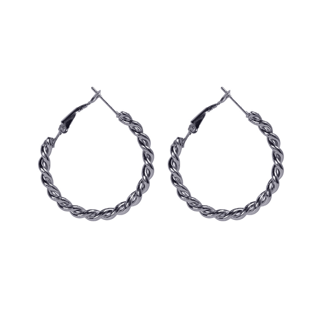 Gängade örhängen 3,4 cm