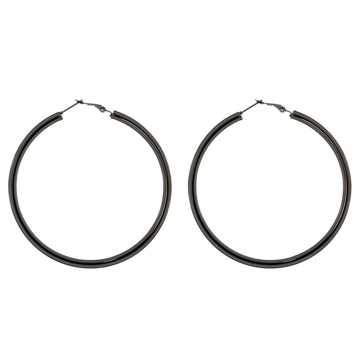 Steel earrings 7cm 4mm