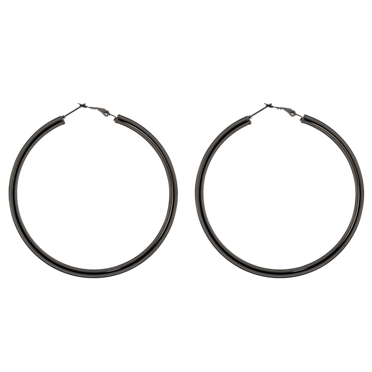 Steel earrings 7cm 4mm