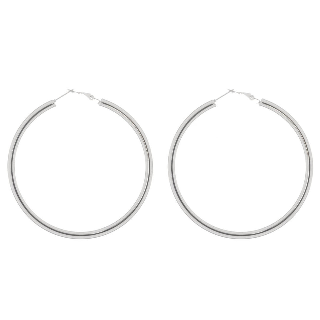 Steel earrings 7cm 4mm