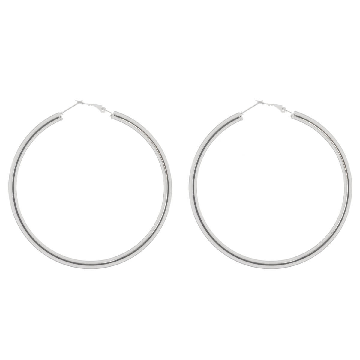 Steel earrings 7cm 4mm