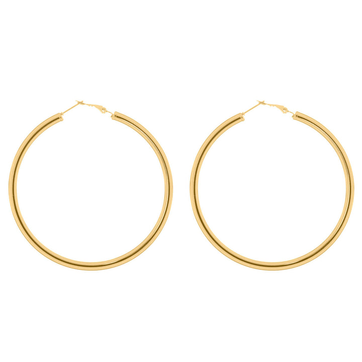 Steel earrings 7cm 4mm