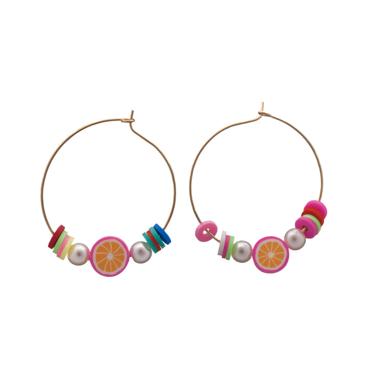 Citrus ring earrings