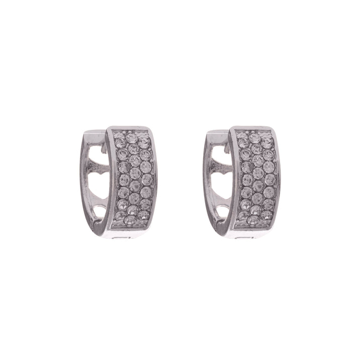 Small sparkling earbuds