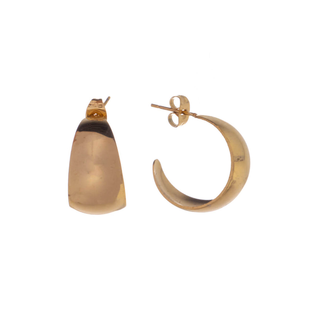 Wide steel ear ring Ø 2cm