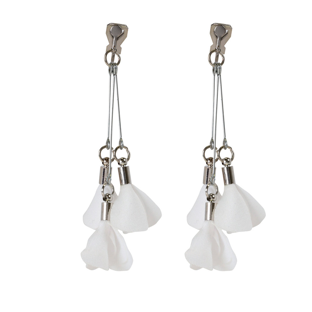 Hängande knoppar klippörhängen (stål 316L)