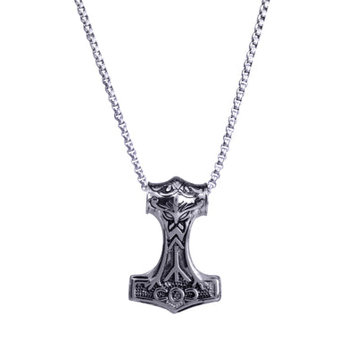 Steel pendant necklace 60cm (steel 316L)
