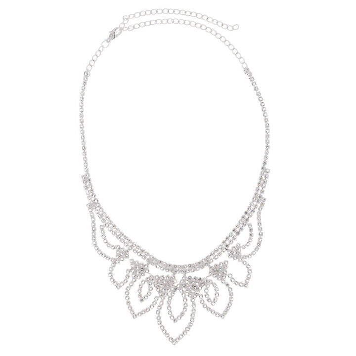 Glassstone festive necklace + earrings