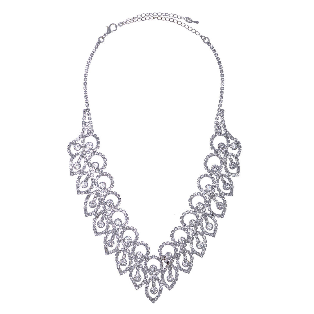 Glassy Party Necklace + örhängen