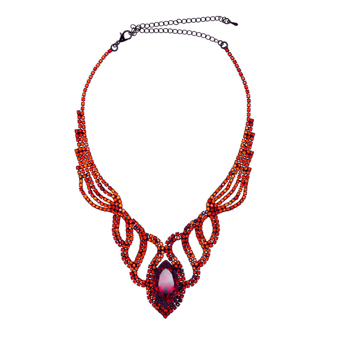 Glassy Party Necklace + örhängen