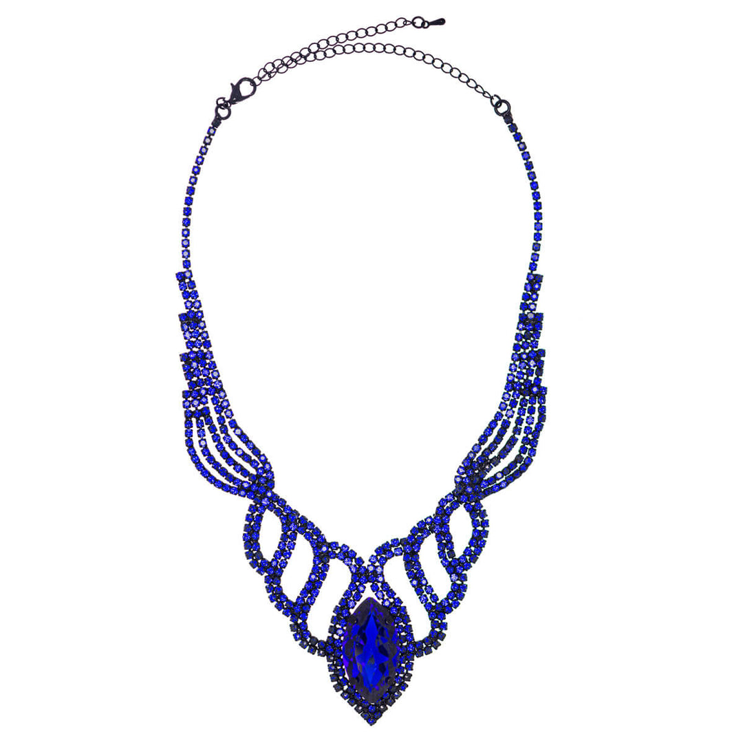 Glassy Party Necklace + örhängen