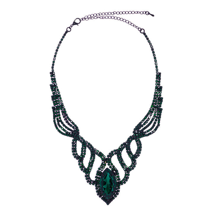 Glassy Party Necklace + örhängen