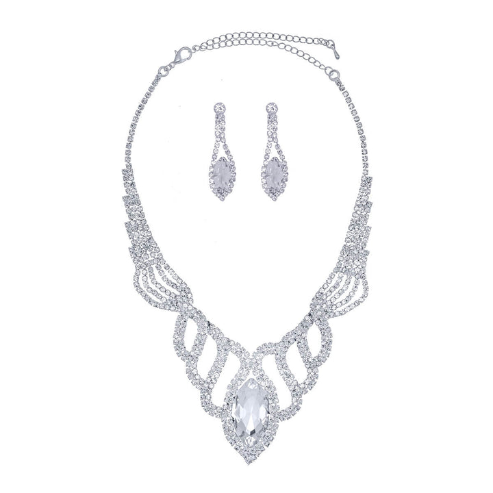 Glassy Party Necklace + örhängen