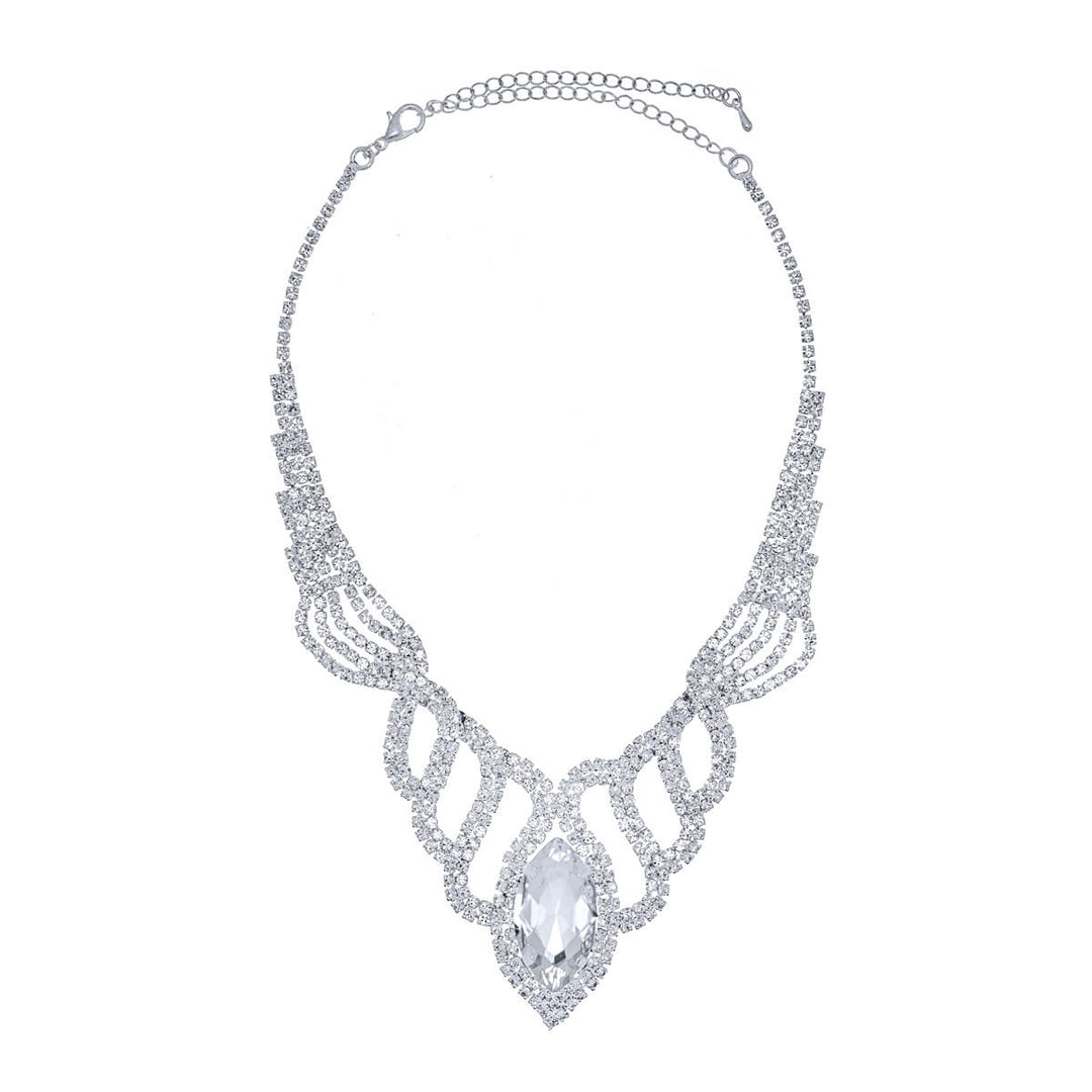 Glassy Party Necklace + örhängen