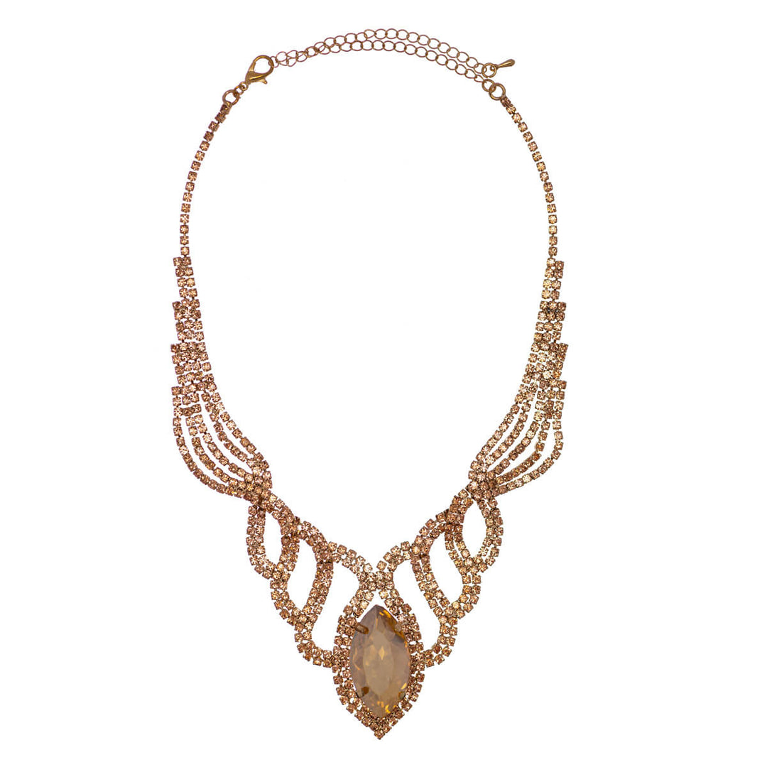 Glassy Party Necklace + örhängen