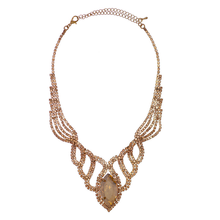 Glassy Party Necklace + örhängen