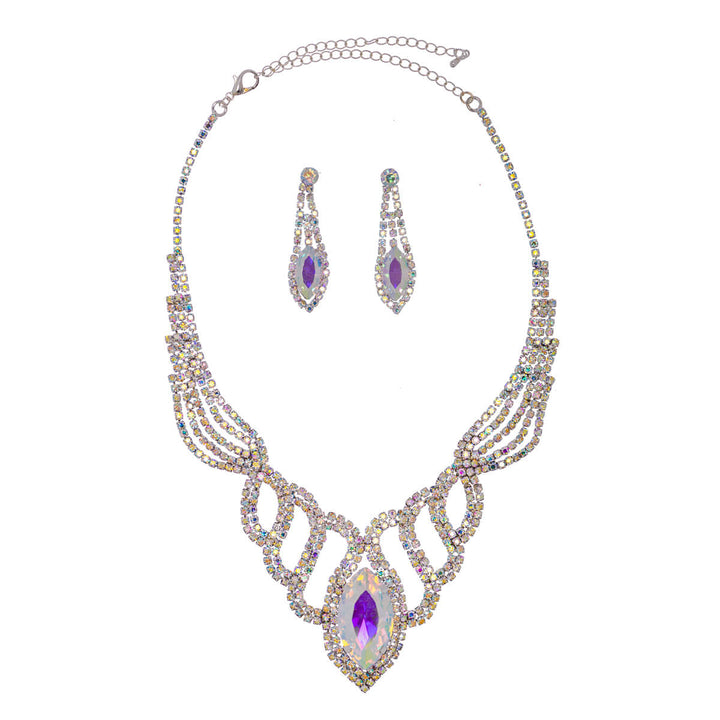 Glassy Party Necklace + örhängen