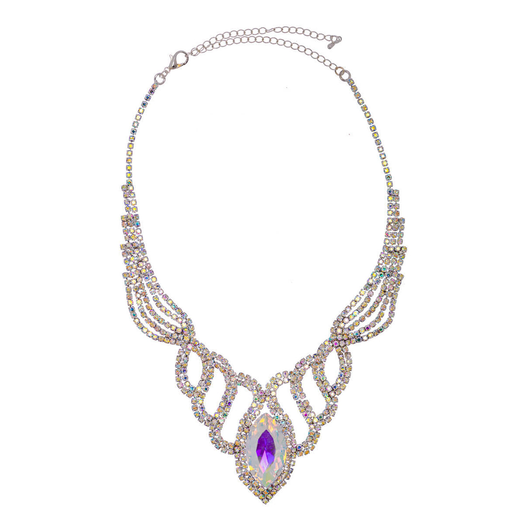 Glassy Party Necklace + örhängen