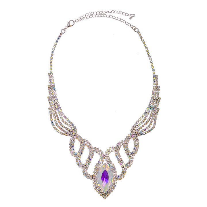 Glassy Party Necklace + örhängen