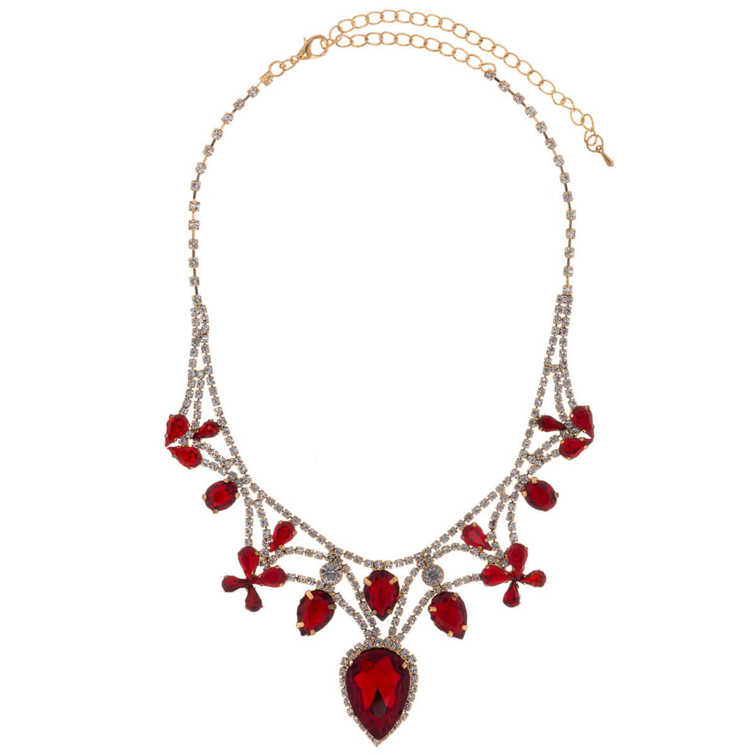 Ett glasartat festhalsband