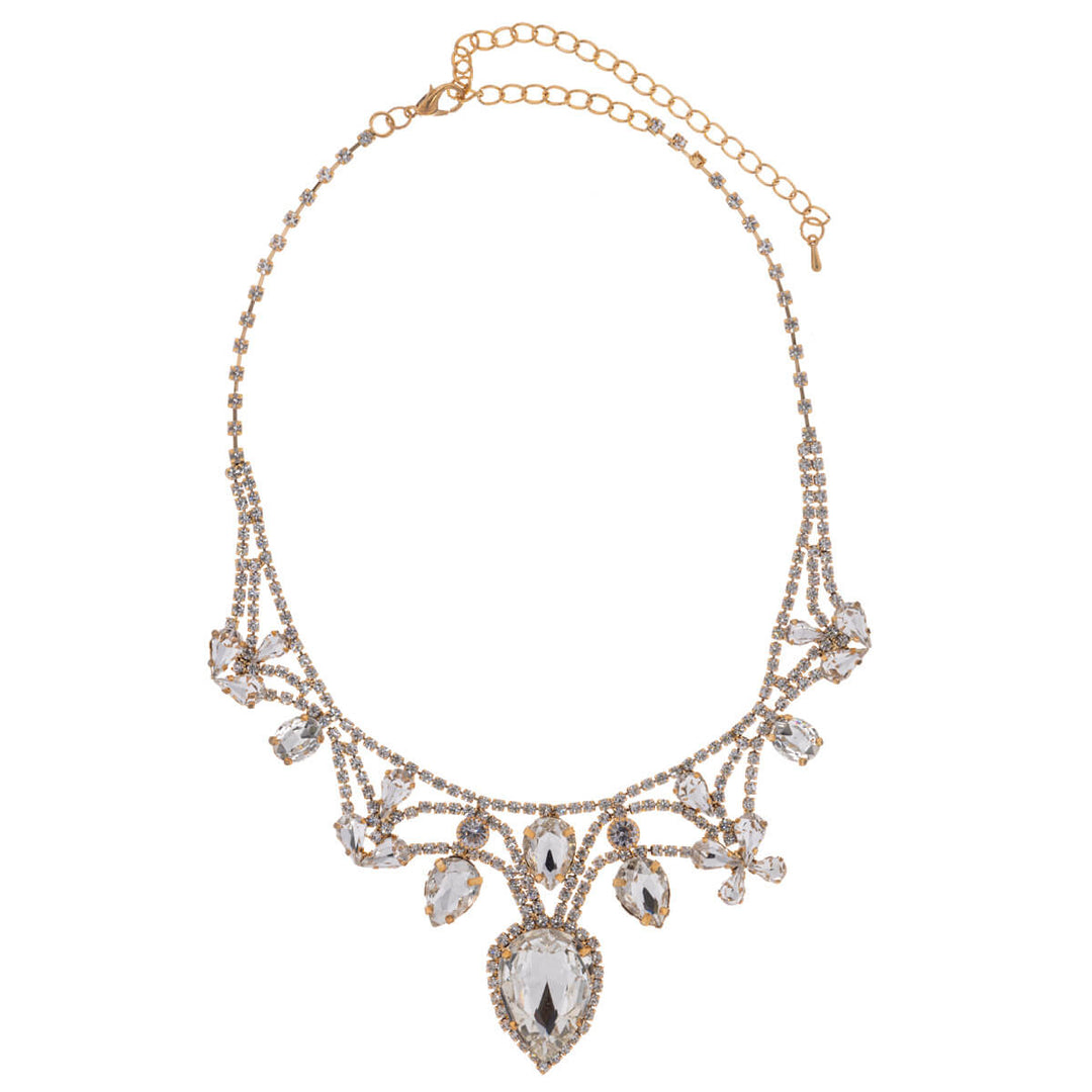 Ett glasartat festhalsband