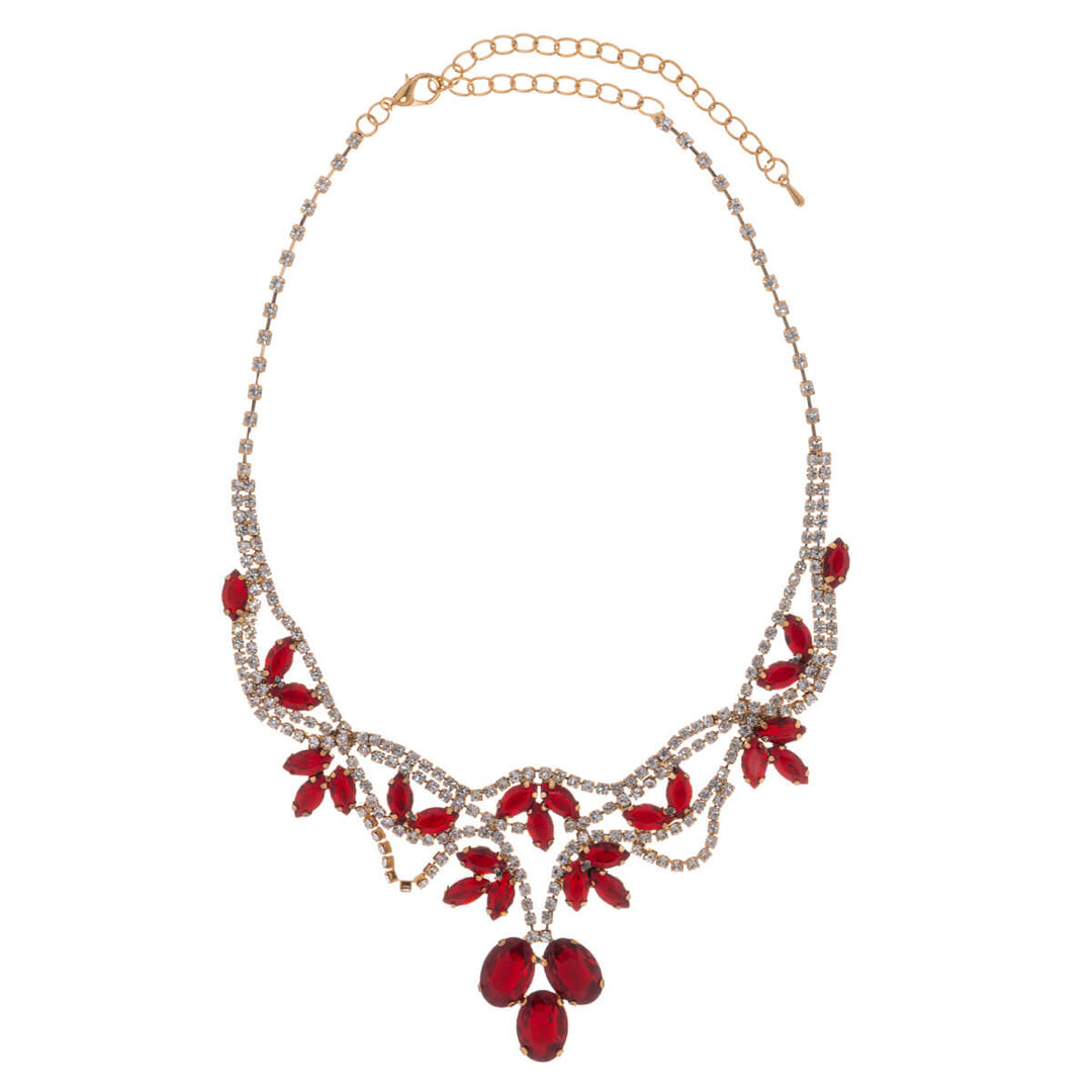 Ett glasartat festhalsband