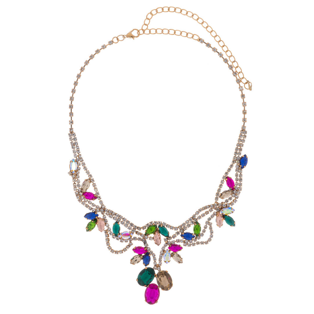 Ett glasartat festhalsband