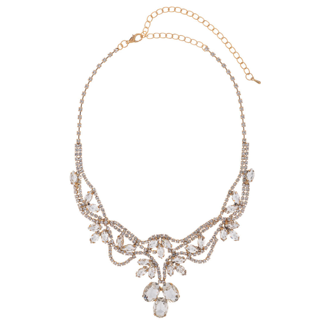 Ett glasartat festhalsband