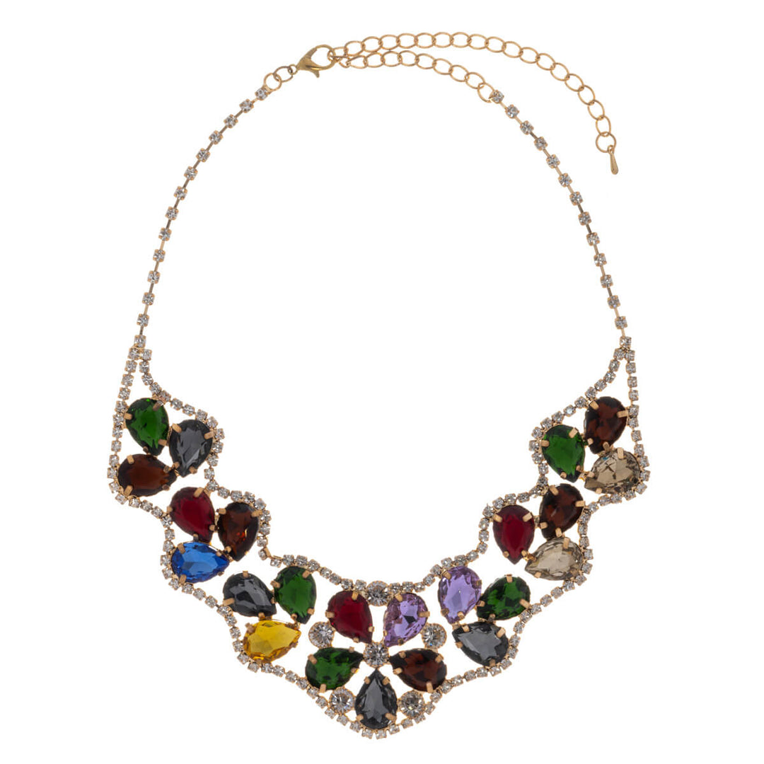 Ett glasartat festhalsband