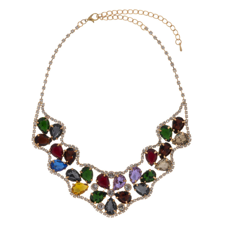 Ett glasartat festhalsband