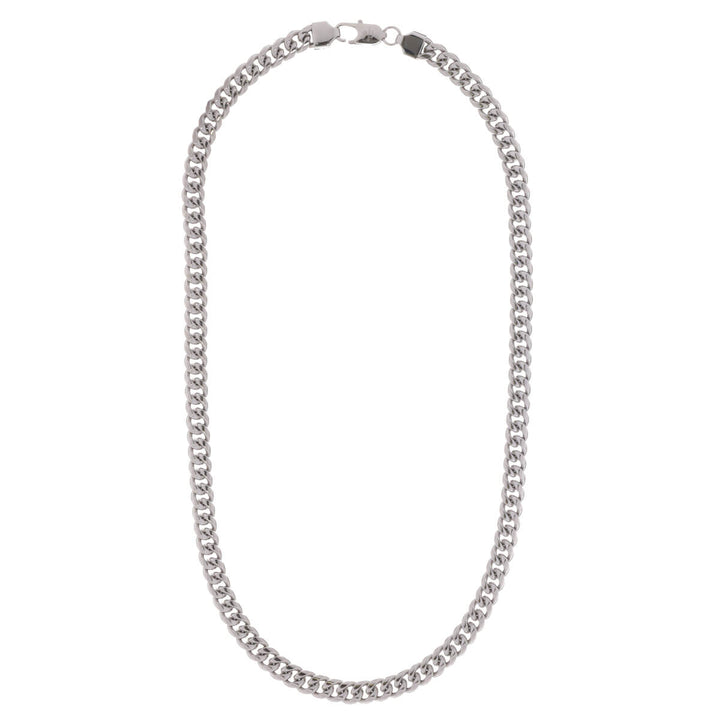 Dense armoured chain steel necklace 55cm