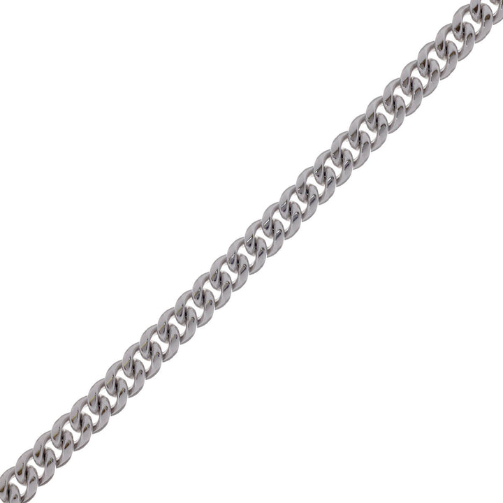 Dense armoured chain steel necklace 55cm