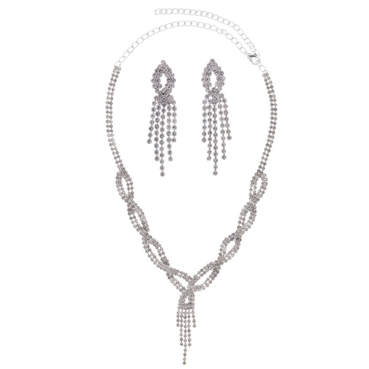 Glassy Party Necklace + örhängen