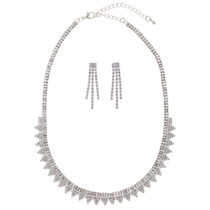 Glassy Party Necklace + örhängen