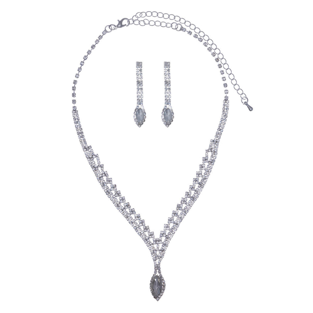 Awning pendant festive necklace + earrings