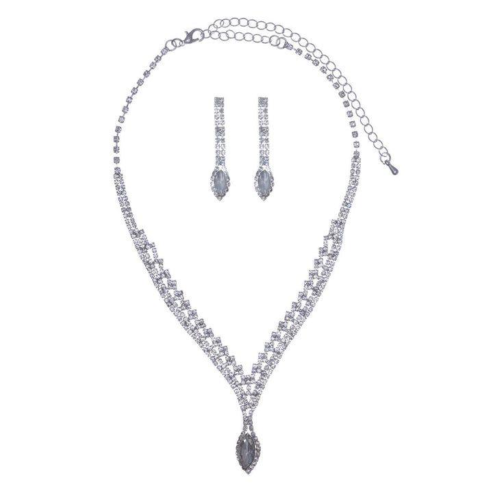 Awning pendant festive necklace + earrings